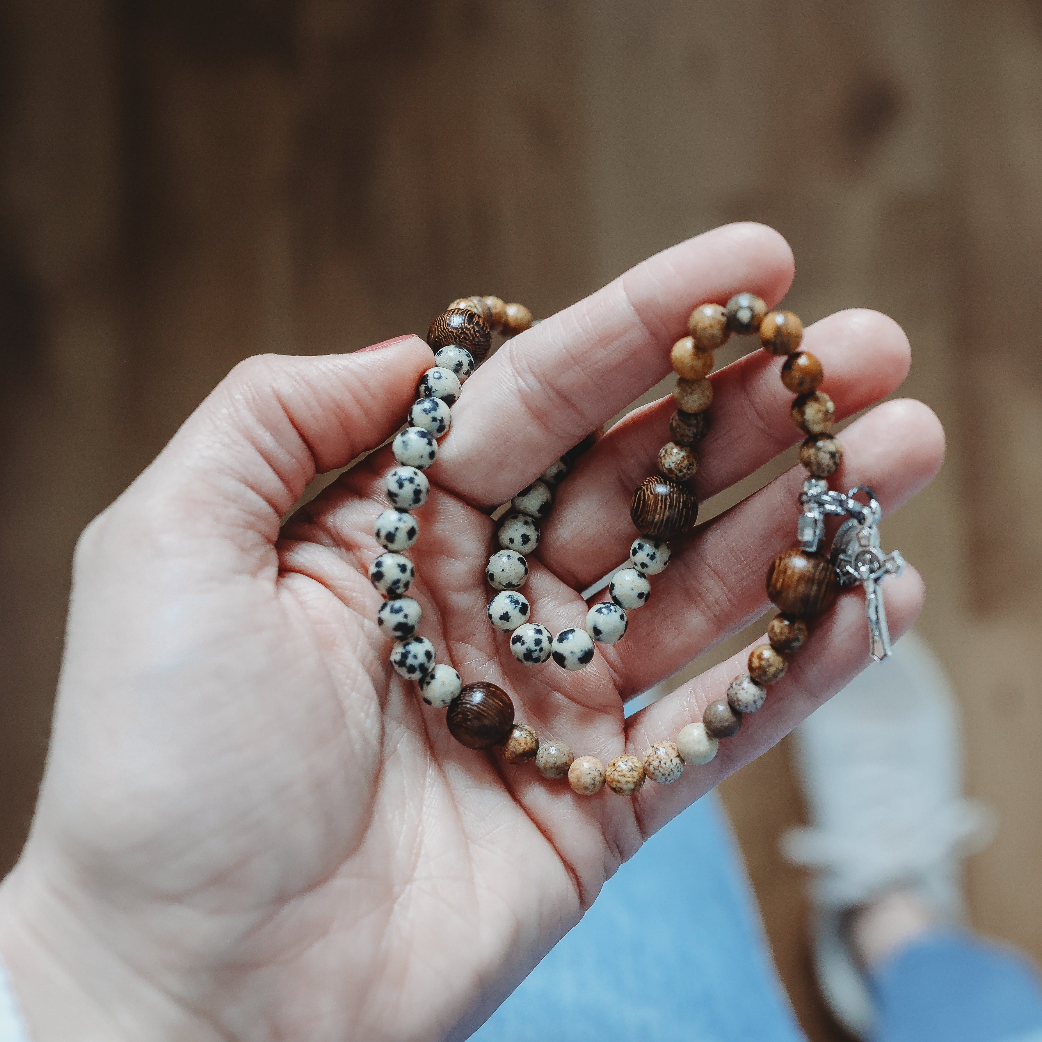 Kolbe Stretch & Wrap Rosary Bracelet