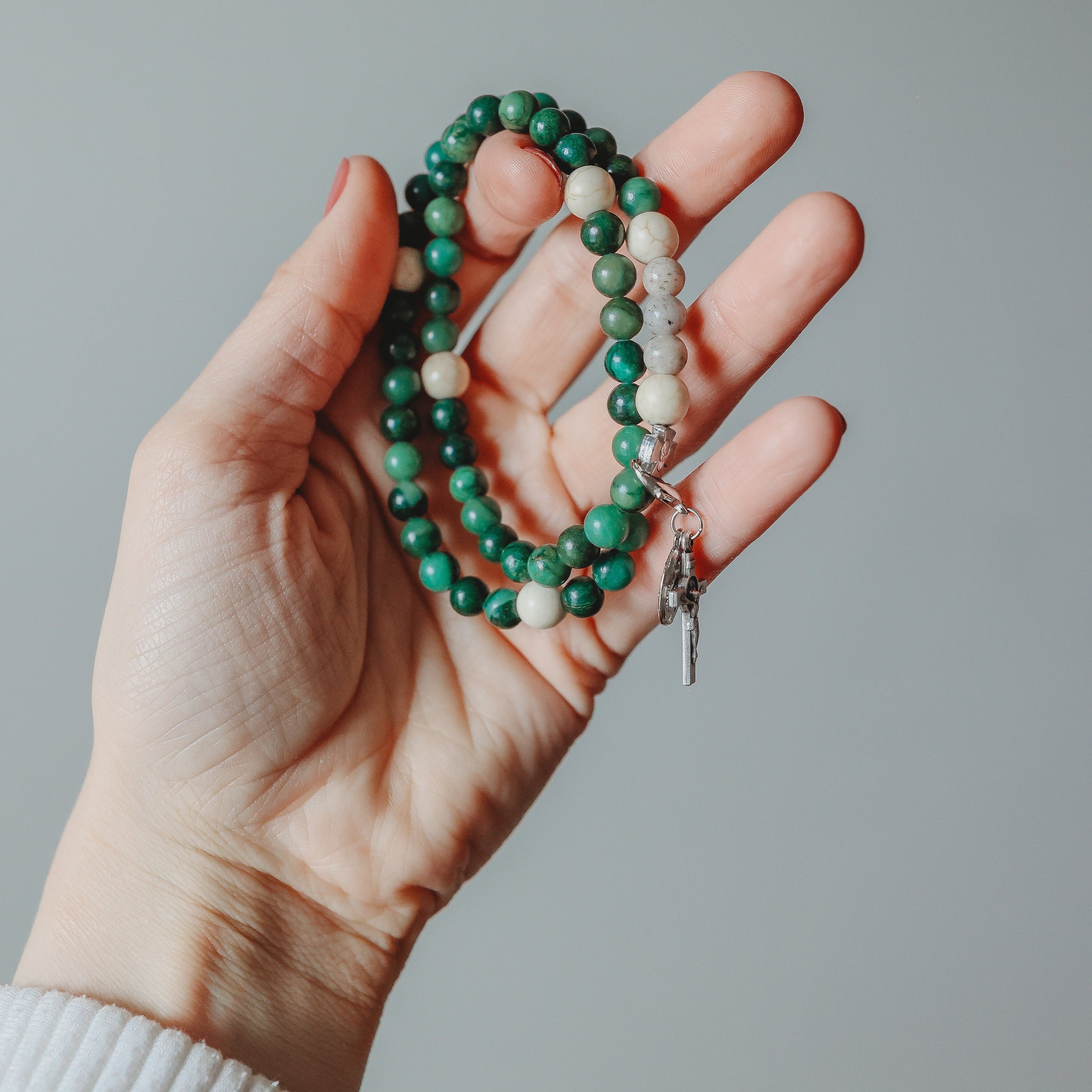 Life Stretch & Wrap Rosary Bracelet