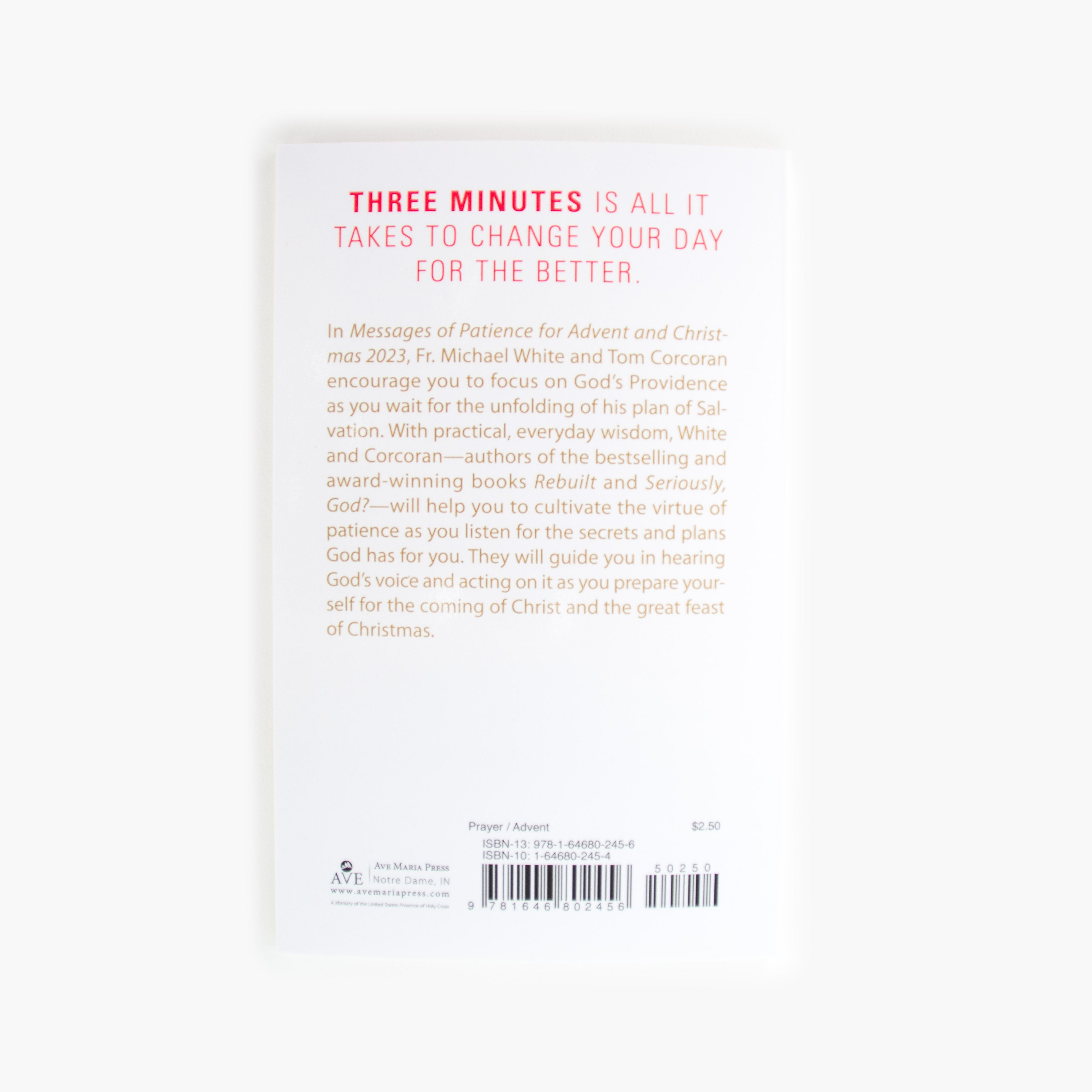 Messages of Patience for Advent and Christmas: 3-Minute Devotions