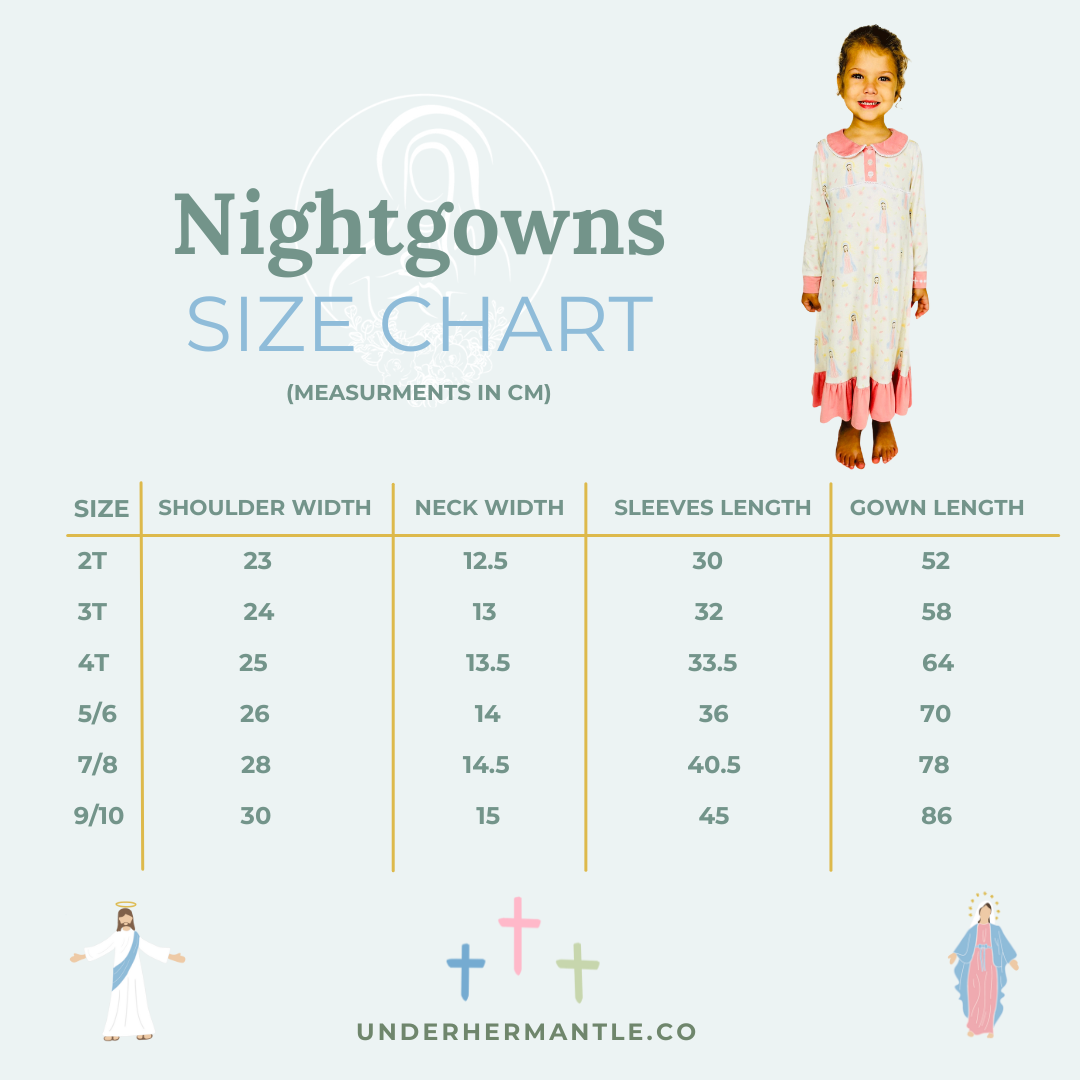 St. Thérèse of Lisieux Two Piece kids Pajamas