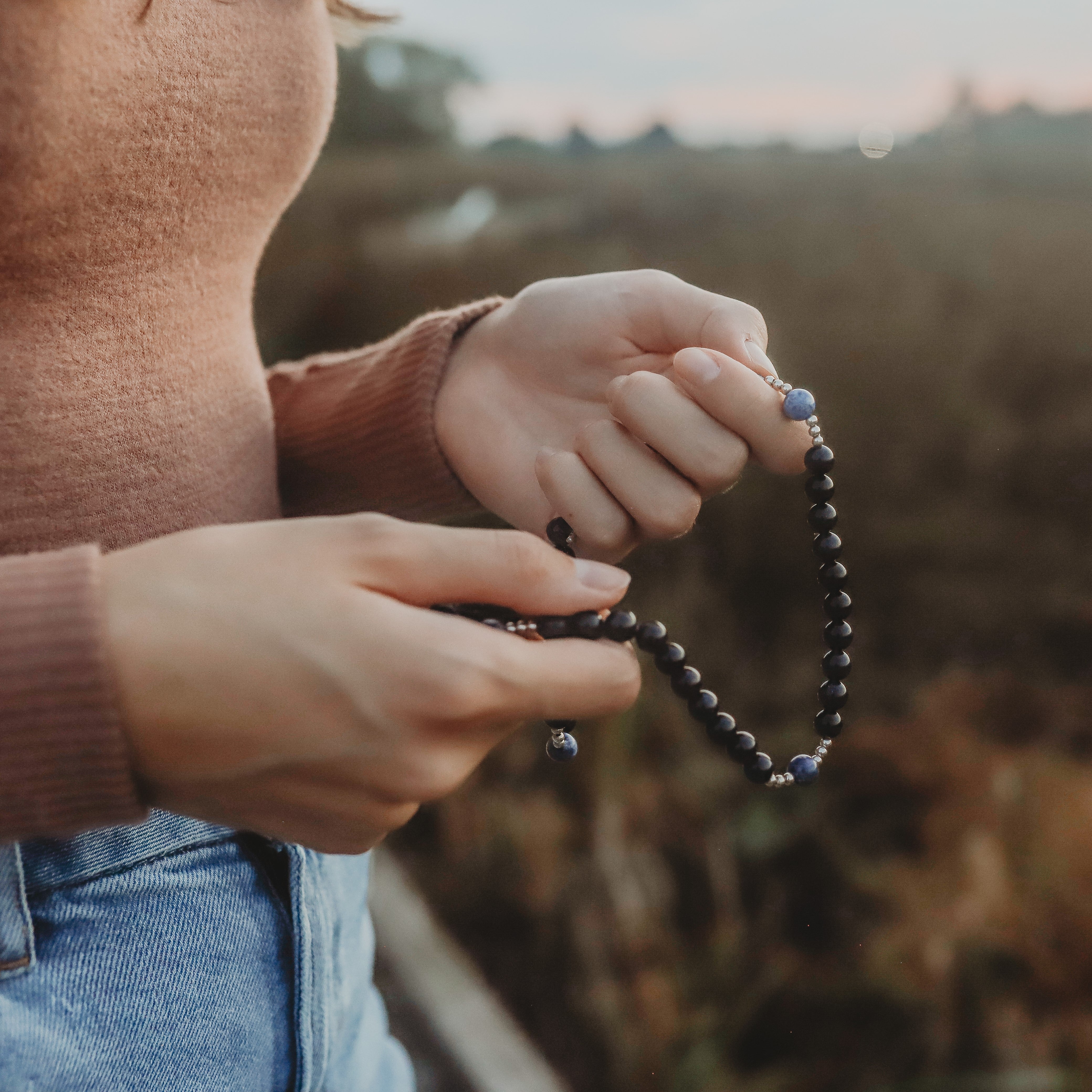 Stella Maris Triple Stretch & Wrap Rosary Bracelet