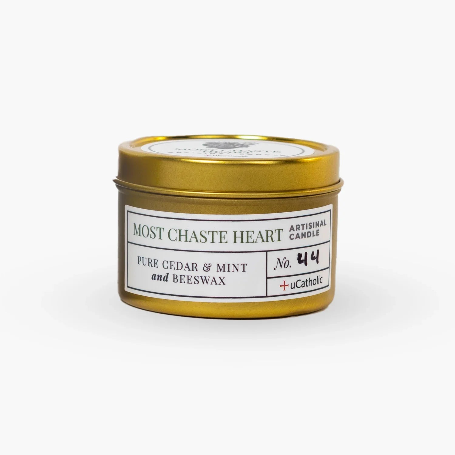 Most Chaste Heart Beeswax Candle