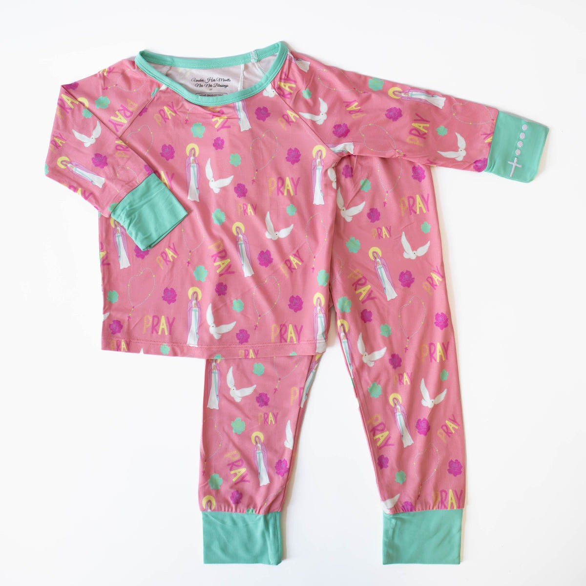 Pray Two Piece Kids Pajamas
