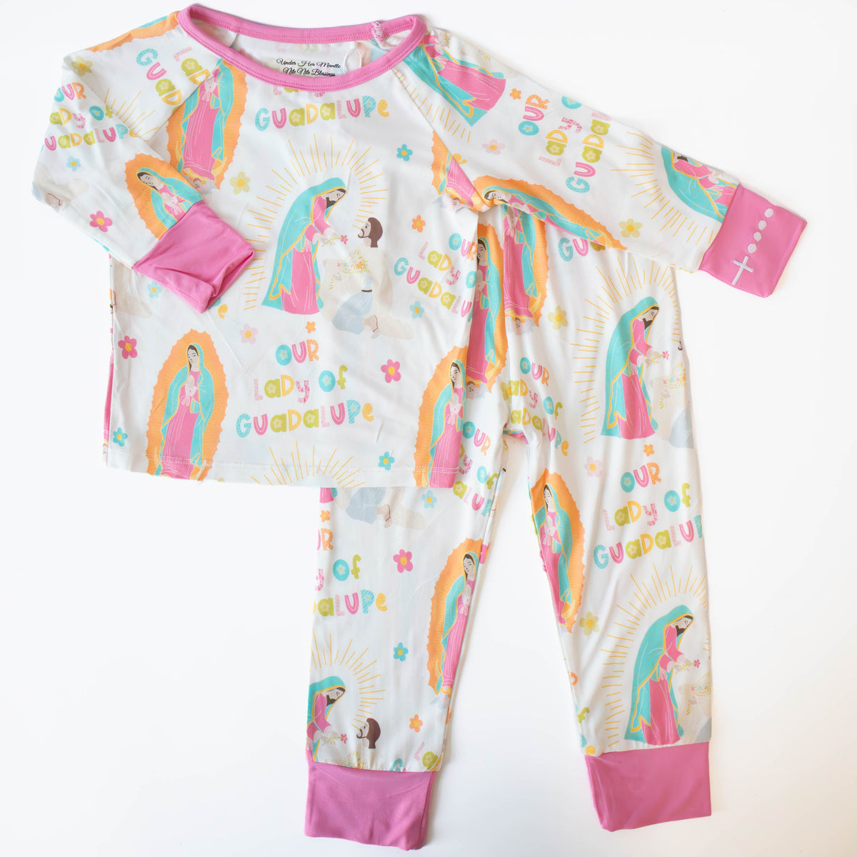 Our Lady of Guadalupe Two Piece Kids Pajamas