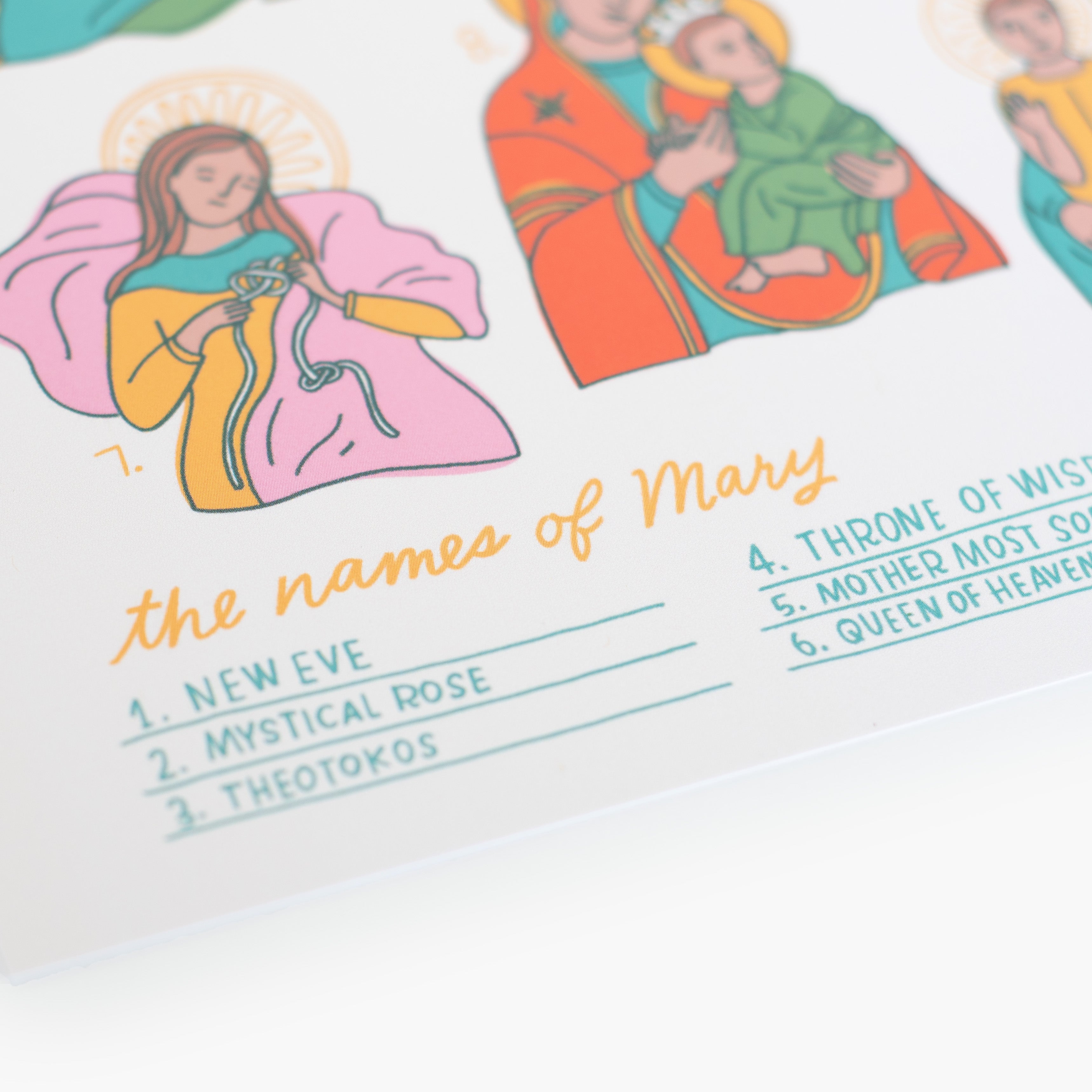 The Names of Mary Art Print