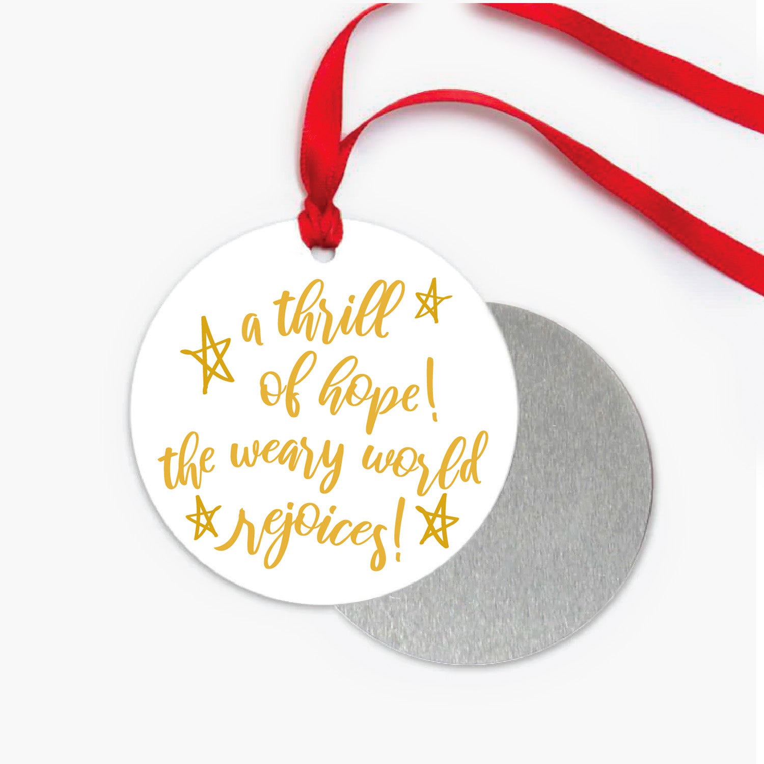 A Thrill of Hope Christmas Ornament