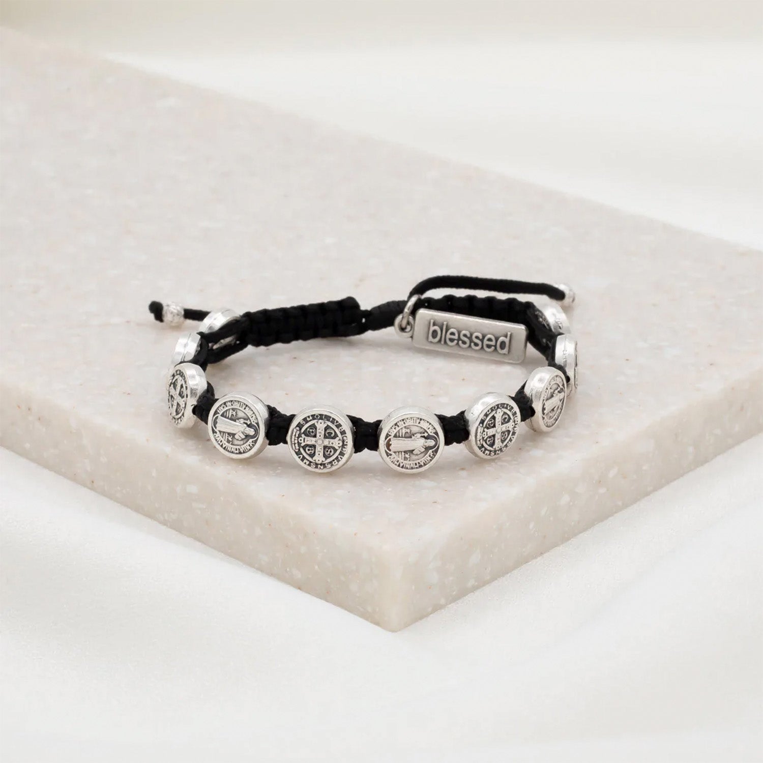 Benedictine Blessing Bracelet - Silver Medals