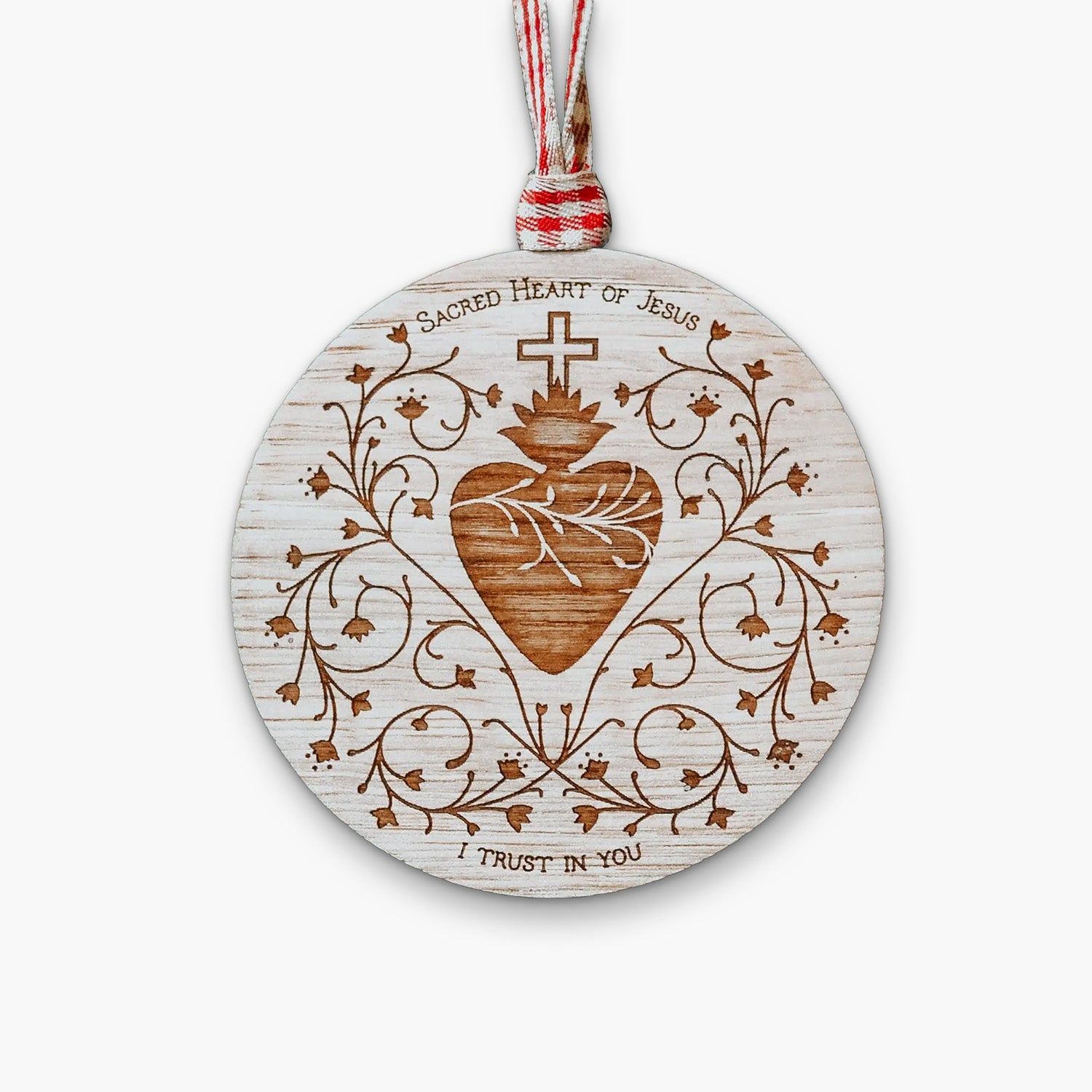 Sacred Heart Christmas Ornament